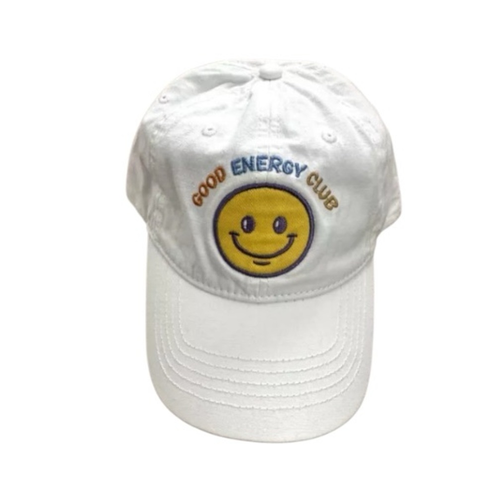 “Good Energy Club” Happy Face Baseball Hat - Picture 5 of 11